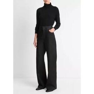 Vince Black Flare & Wide Leg Jeans